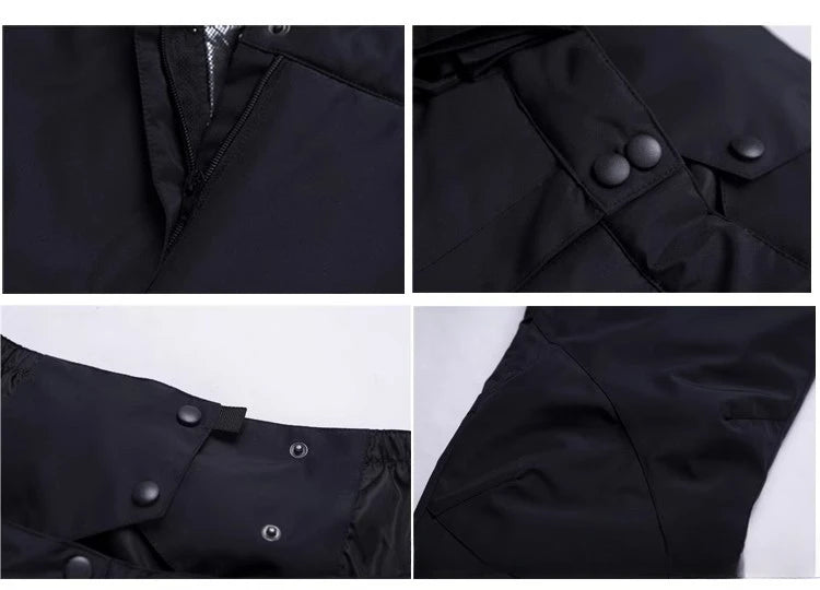 Ski Suites Women Winter New Men Snowboard Wear Hooded Warm Outdoor Snow Jackets Pants Skiing Set Windproof Overalls Ski Clothing