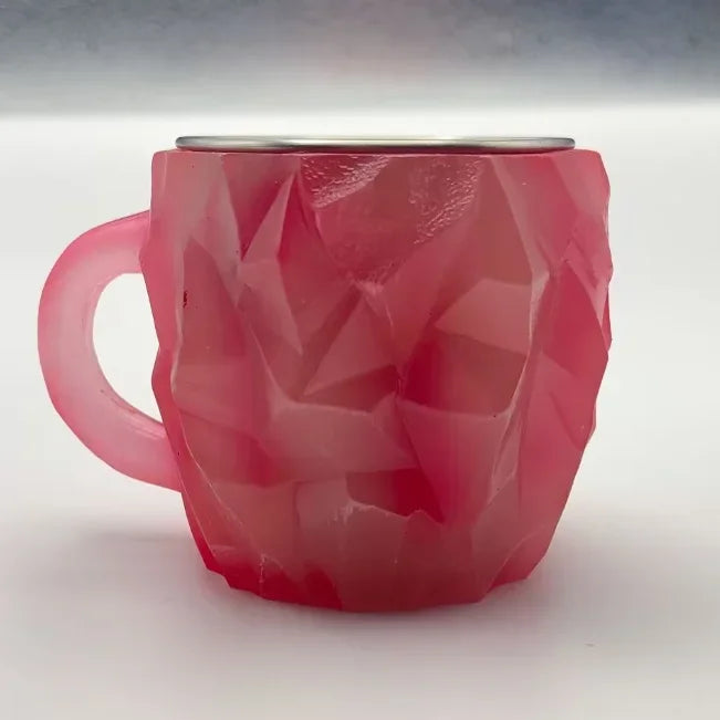 Imitation Mineral Crystal Coffee Mug Simulation Mineral Crystal Resin Coffee Cups Stylish Water Cup Birthday Christmas Gifts