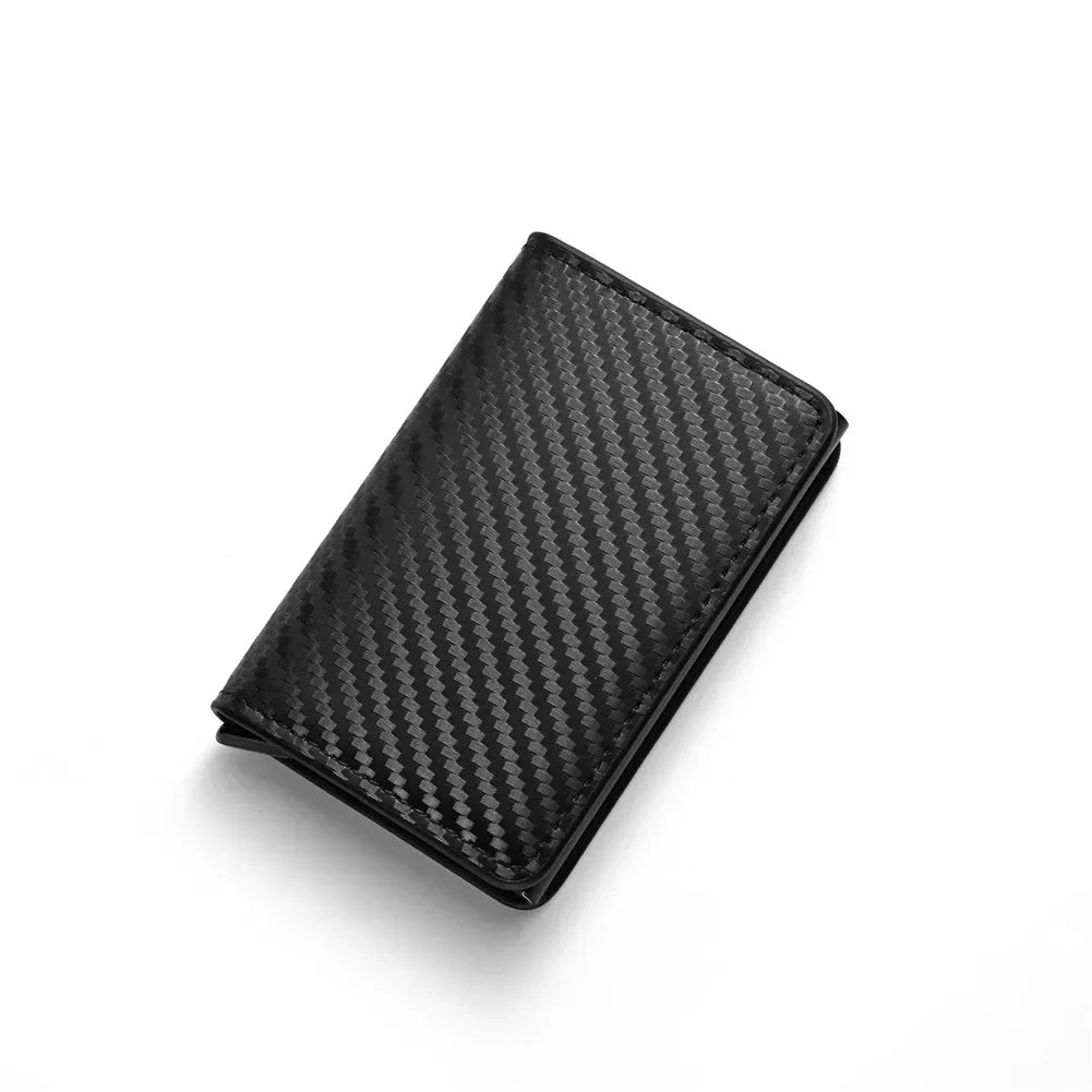 Anti Rfid Blocking Protected Magic Slim Aluminum Men Wallet ID Credit Card Holder Case Mini Automatic Pop up Bank Card Wallets