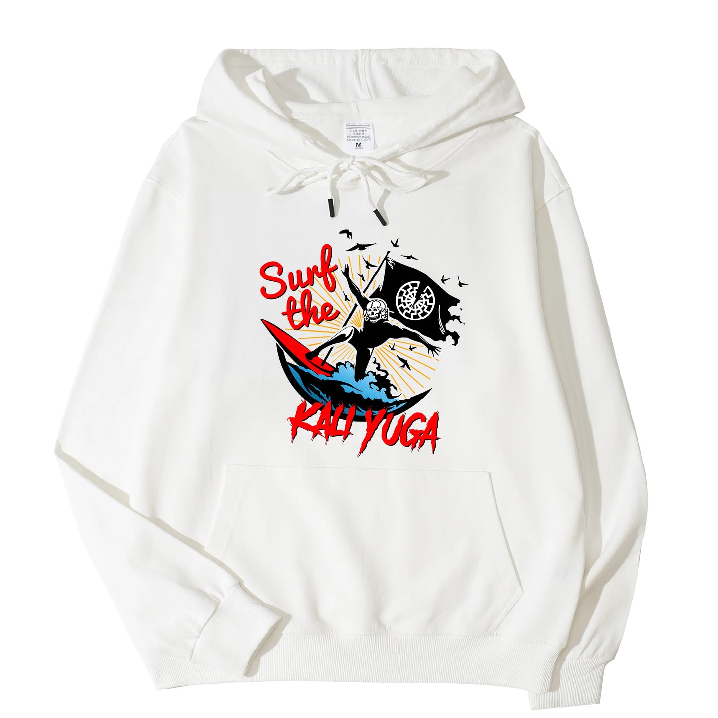 Surf The Kali Yugas Hoodie Unisex Men Women Long Sleeved Tops