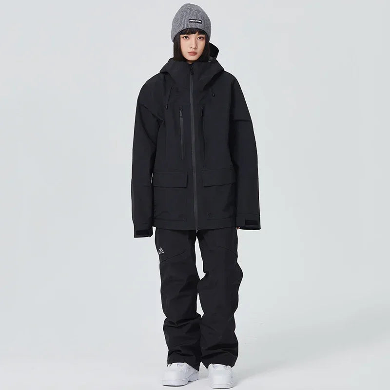 Winter Snowboard Wear Tracksuit New Windproof 2025 Women Ski Clothing Men Outdoor Sport Snow Jacket Pant Sets Couple Skiing Suit