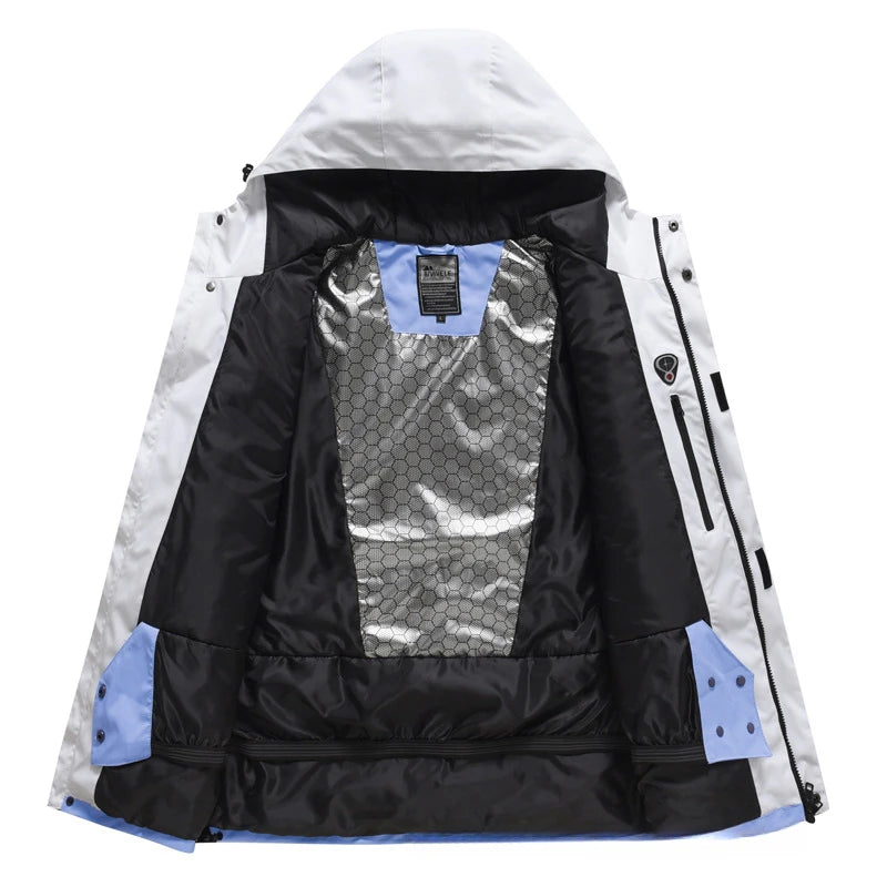 Ski Suites Women Winter New Men Snowboard Wear Hooded Warm Outdoor Snow Jackets Pants Skiing Set Windproof Overalls Ski Clothing