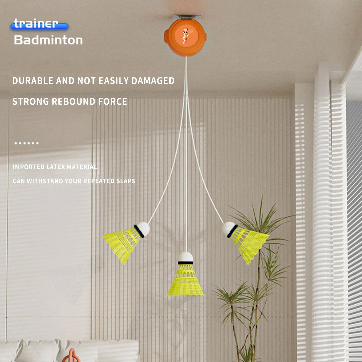 Solo Badminton Trainer โ Perfect Your Skills Anytime, Anywhere!