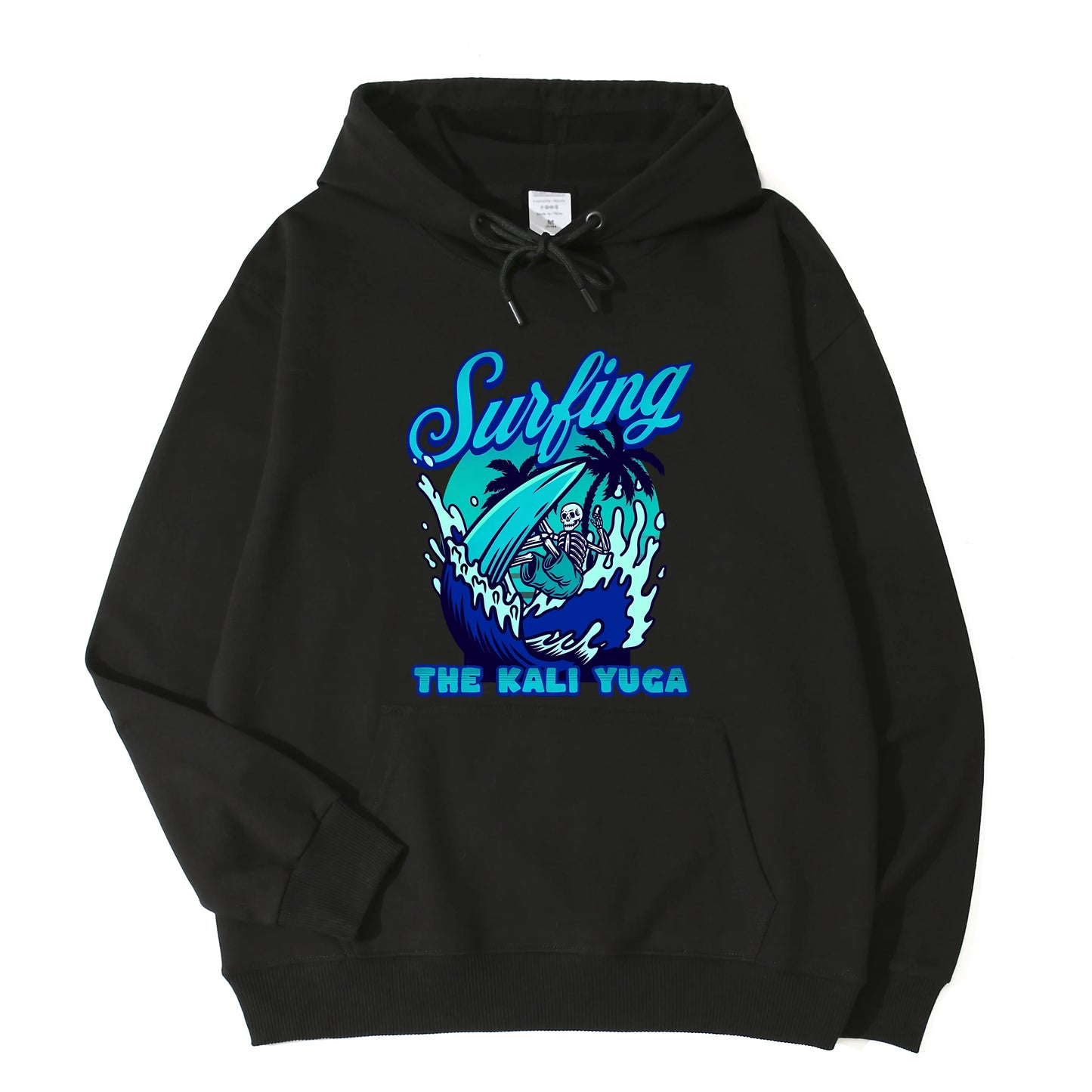 Surf The Kali Yugas Hoodie Unisex Men Women Long Sleeved Tops