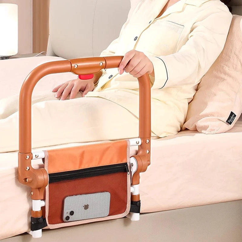 Fold Down Senior Bed Rail - Support Side Guard for Elderly Adults