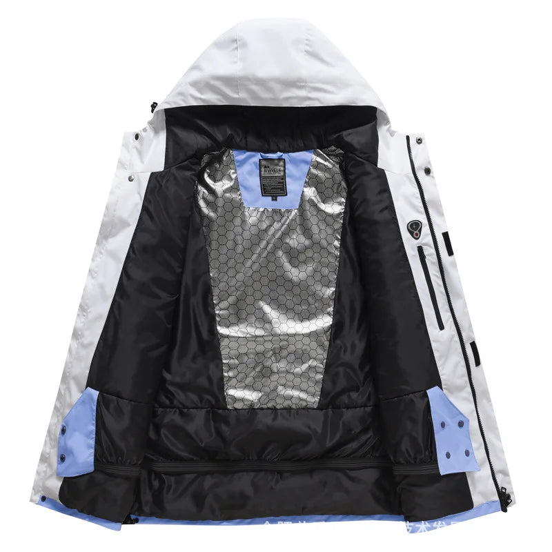 Ski Suites Women Winter New Men Snowboard Wear Hooded Warm Outdoor Snow Jackets Pants Skiing Set Windproof Overalls Ski Clothing