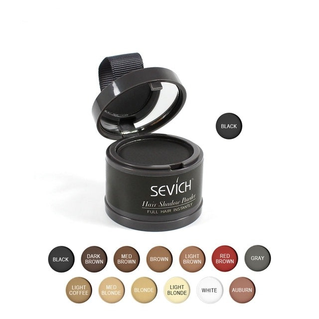 Waterproof Hairline Shadow Powder Instantly Makeup Edge Control Hair Concealer Root Cover Up Gray