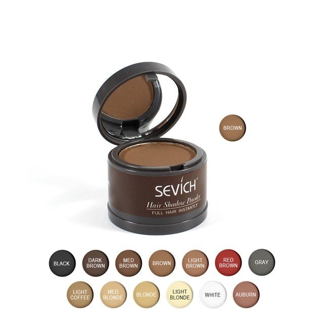 Waterproof Hairline Shadow Powder Instantly Makeup Edge Control Hair Concealer Root Cover Up Gray
