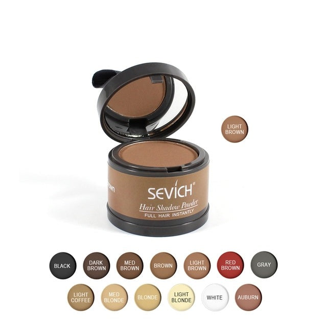 Waterproof Hairline Shadow Powder Instantly Makeup Edge Control Hair Concealer Root Cover Up Gray
