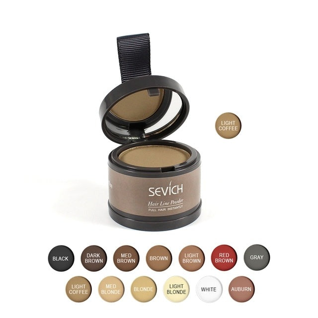 Waterproof Hairline Shadow Powder Instantly Makeup Edge Control Hair Concealer Root Cover Up Gray