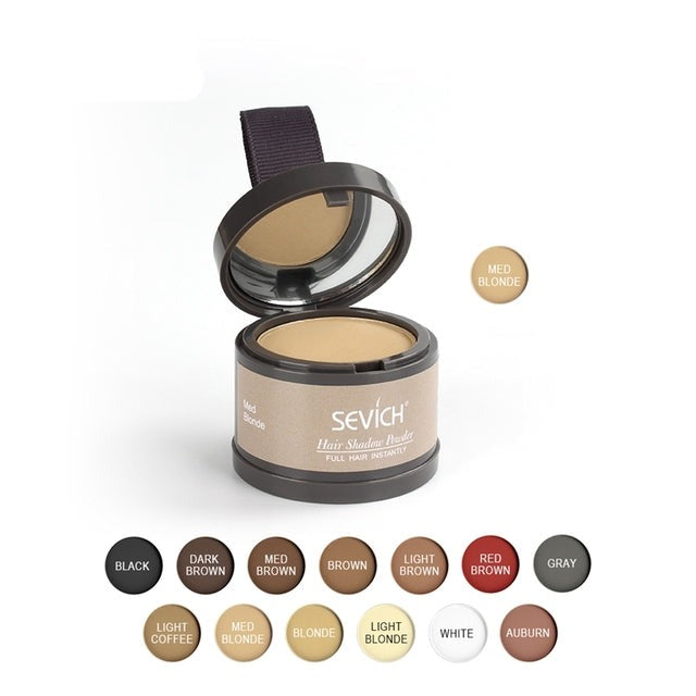 Waterproof Hairline Shadow Powder Instantly Makeup Edge Control Hair Concealer Root Cover Up Gray