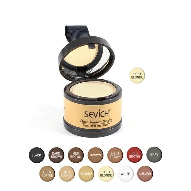 Waterproof Hairline Shadow Powder Instantly Makeup Edge Control Hair Concealer Root Cover Up Gray