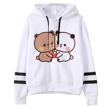 Bubu Dudu hoodie modern style printed design manga harajuku youthful athleisure girl hoddie sweatshirts patterned winter pattern