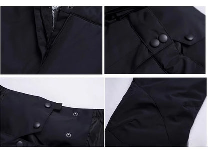 Skianzüge Damen Winter Neu Herren Snowboardbekleidung Mit Kapuze Warme Outdoor Schneejacken Hosen Skianzug Winddichte Overalls Skibekleidung