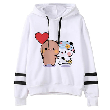 Bubu Dudu hoodie modern style printed design manga harajuku youthful athleisure girl hoddie sweatshirts patterned winter pattern