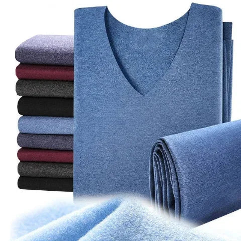 Men's Thermal Underwear Set Velvet Mid-thick Winter Warm Long Johns Shirts & Tops Bottom Suit Outdoor Sports Base Layer
