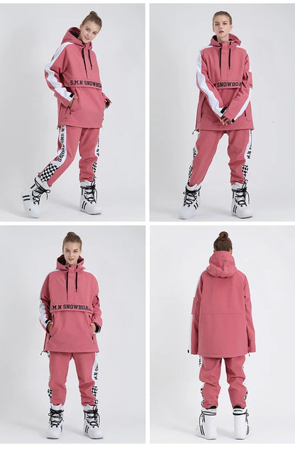 New Ski Suites Adult Winter Waterproof Snowboard Wear Windproof Men Women Skiing Jacket Pant Outdoor Sports Couple Snow Trousers