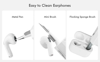 8 In1 Electronic Cleaner Kit Screen Cleaner Multifunctional Cleaning Brush for Earphone Keyboard Laptop Phone PC Monitor Camera