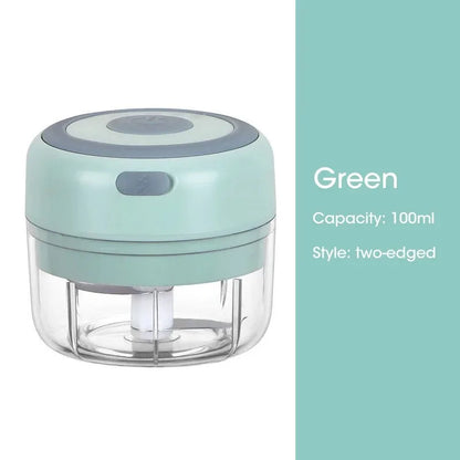 100ML/250ML Mini Electric Garlic Chopper USB Meat Grinder Garlic Masher Machine Sturdy Durable Crushed Ginger Vegetable Crusher