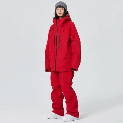 Winter Snowboard Wear Tracksuit New Windproof 2025 Women Ski Clothing Men Outdoor Sport Snow Jacket Pant Sets Couple Skiing Suit