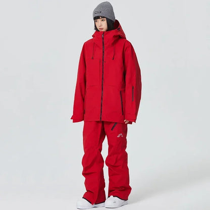 Snow Tracksuit 2025 New Winter Outdoor Ski Suits Men Snowboard Clothes Pant Sport Women Warm Waterproof Windproof Skiing Set
