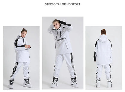 New Ski Suites Adult Winter Waterproof Snowboard Wear Windproof Men Women Skiing Jacket Pant Outdoor Sports Couple Snow Trousers