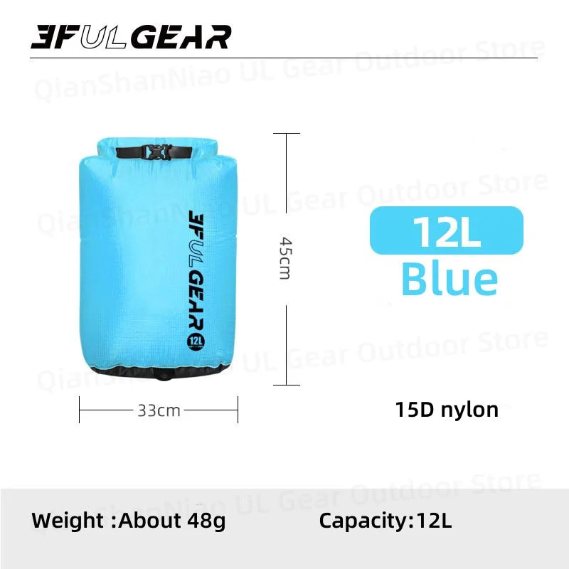 3F UL Gear Exhaust Drifting Storage Bag Stream Tracing Swimming Tourism Compressing Waterproof Bag Outdoor Hiking Dry Bag