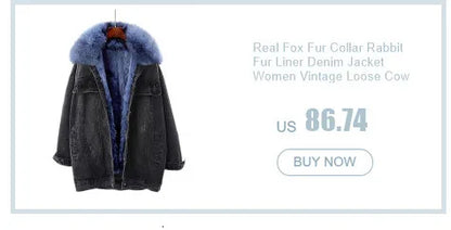Winter Thick Faux Mink Cashmere Denim Jacket Women Cowboy Outerwear Vintage Loose Big Pocket Stand Collar Jeans Jacket Female