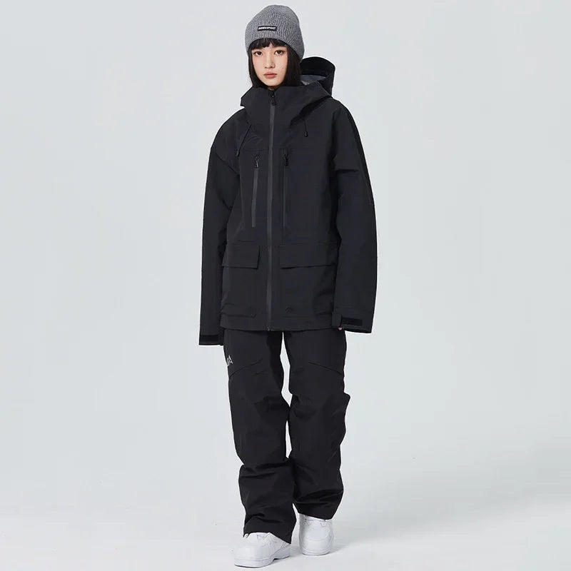 Winter Snowboard Wear Tracksuit New Windproof 2025 Women Ski Clothing Men Outdoor Sport Snow Jacket Pant Sets Couple Skiing Suit