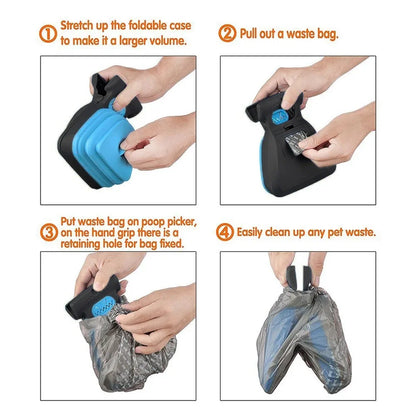 Foldable Dog Pooper Scooper Kit
