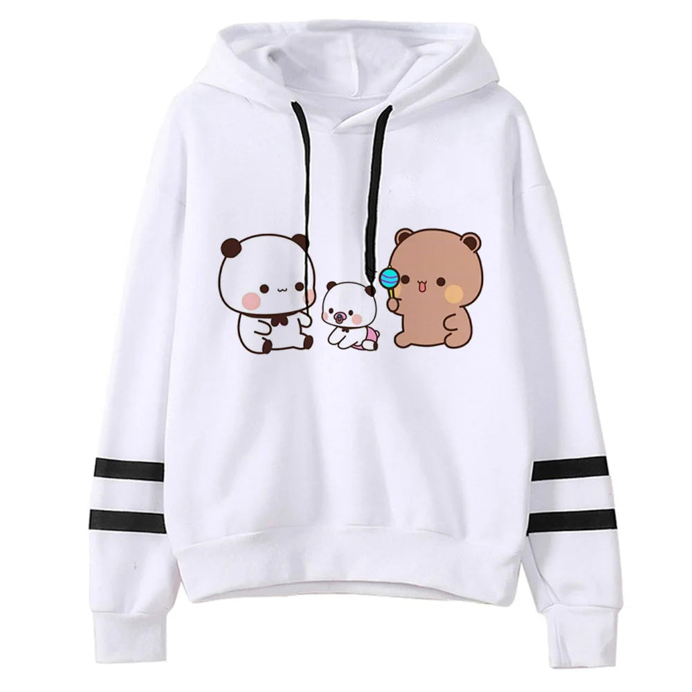 Bubu Dudu hoodie modern style printed design manga harajuku youthful athleisure girl hoddie sweatshirts patterned winter pattern
