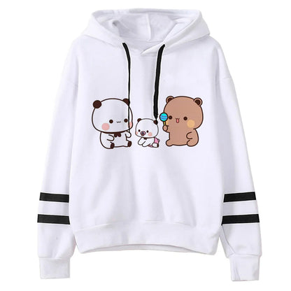 Bubu Dudu hoodie modern style printed design manga harajuku youthful athleisure girl hoddie sweatshirts patterned winter pattern