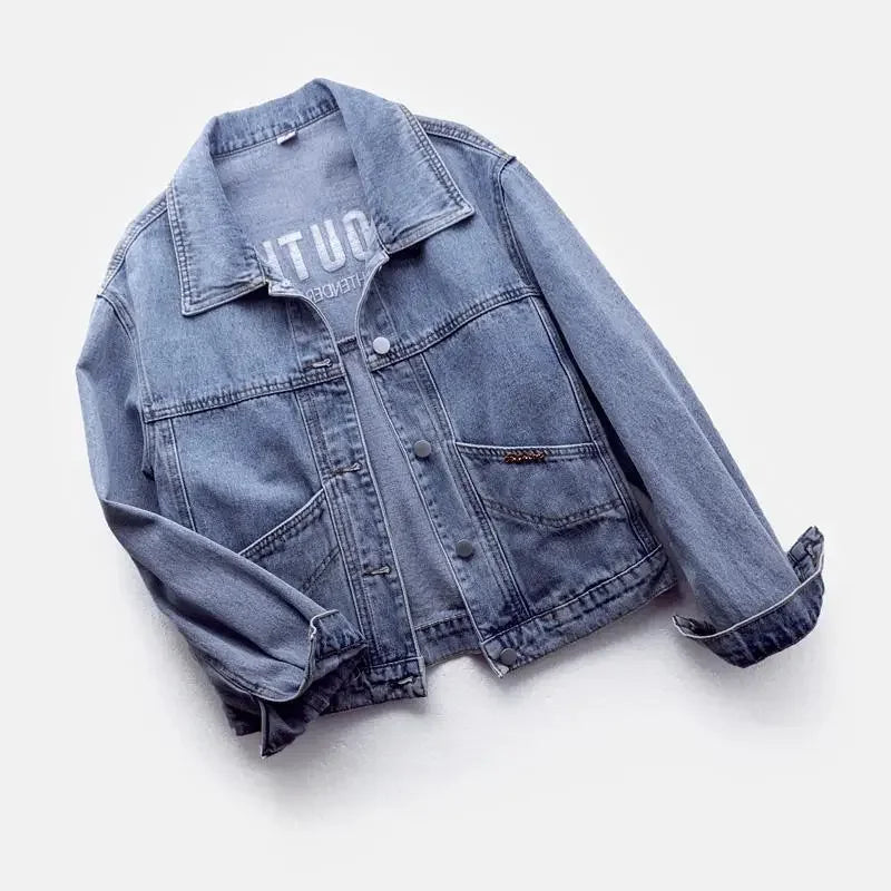 Women's Denim Jackets Spring Autumn 2025 New Arrivals Korean Female Jeans Coats Trend Outer Outerwears in Promotion Original