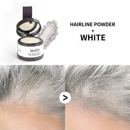 Waterproof Hairline Shadow Powder Instantly Makeup Edge Control Hair Concealer Root Cover Up Gray