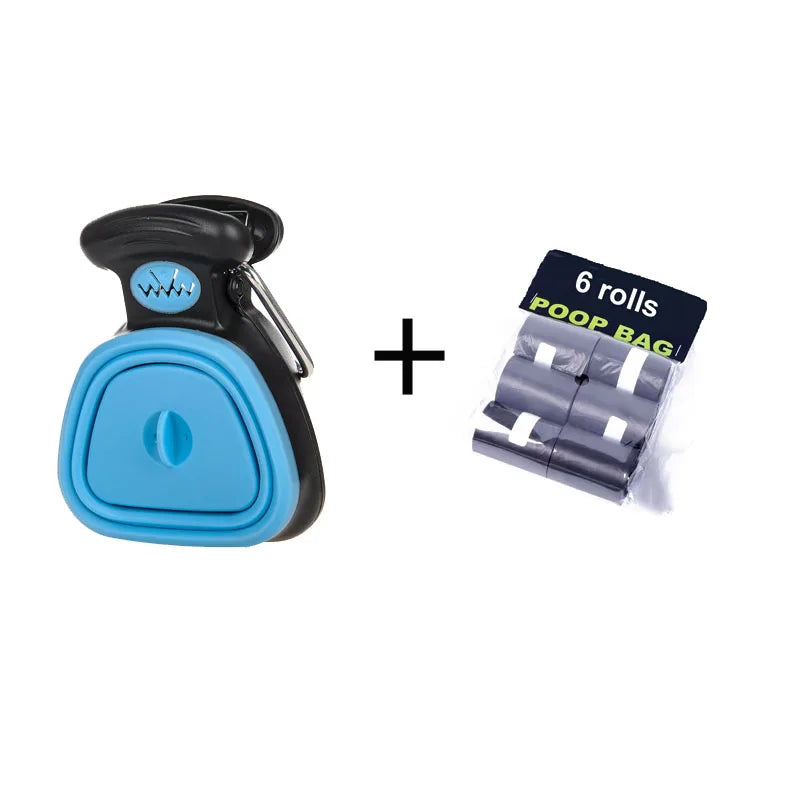 Dog Poop Bag Dispenser Travel Foldable Pooper Scooper
