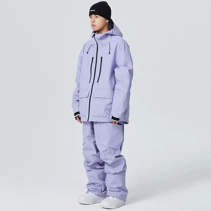 Winter Snowboard Wear Tracksuit New Windproof 2025 Women Ski Clothing Men Outdoor Sport Snow Jacket Pant Sets Couple Skiing Suit