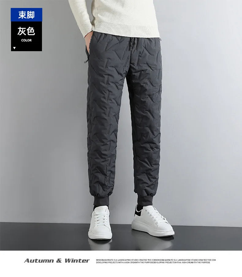 Lamb Plush Cotton Jacket and Winter Pants for Men Plush and Thickened Two-piece Warm Set Cross-border Large Size Coat and Pants