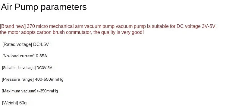 3/6/10/20kg Load Air Pump 1/2/4 Suction Cup For Arduino Robot DIY Kit PWM Control Cable Robot Arm Open Source Programmable Robot