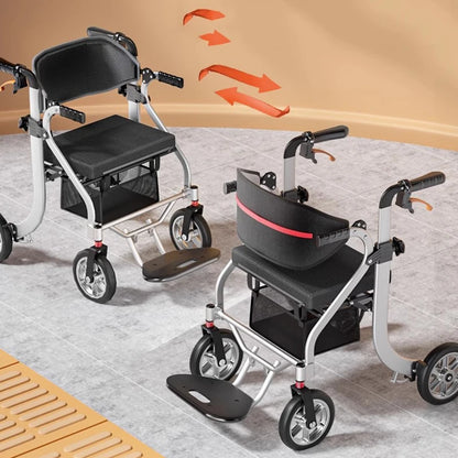 Assist Devices Senior Chairs Luggage Trolley Portable Device Senior Chairs Hand Brake Krzesło Prysznicowe Senior Furniture