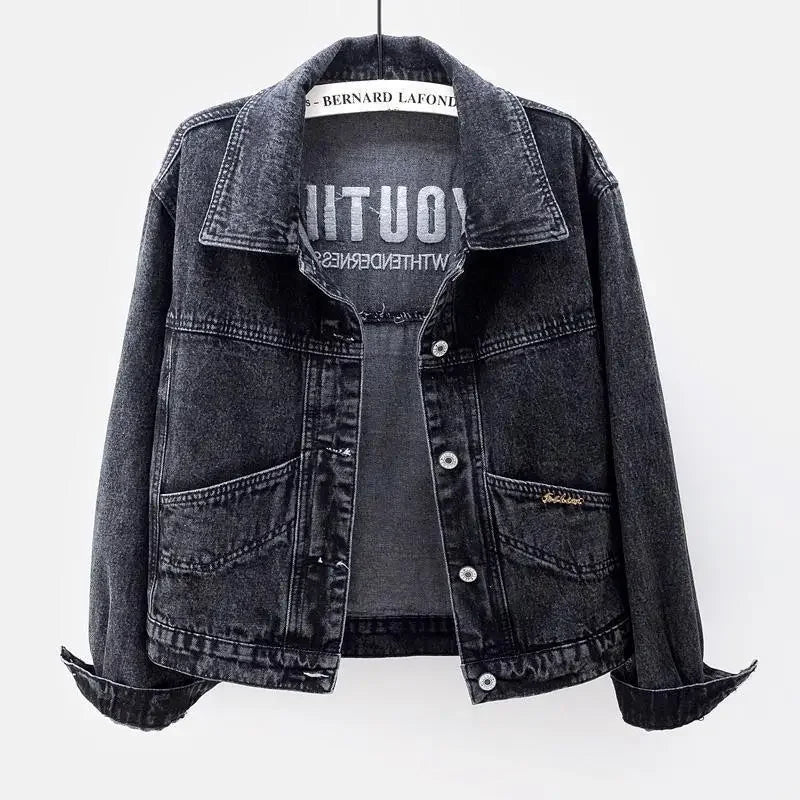 Women's Denim Jackets Spring Autumn 2025 New Arrivals Korean Female Jeans Coats Trend Outer Outerwears in Promotion Original