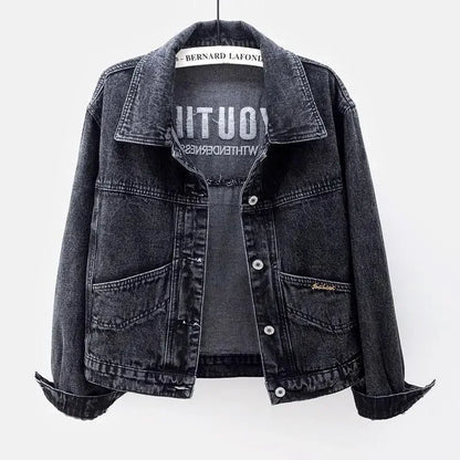 Women's Denim Jackets Spring Autumn 2025 New Arrivals Korean Female Jeans Coats Trend Outer Outerwears in Promotion Original