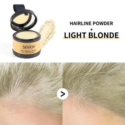 Waterproof Hairline Shadow Powder Instantly Makeup Edge Control Hair Concealer Root Cover Up Gray