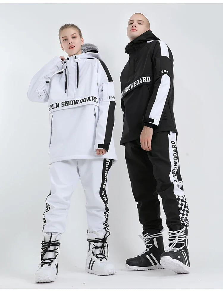New Ski Suites Adult Winter Waterproof Snowboard Wear Windproof Men Women Skiing Jacket Pant Outdoor Sports Couple Snow Trousers