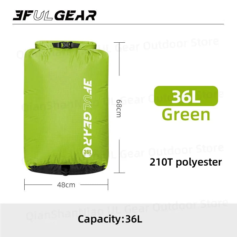 3F UL Gear Exhaust Drifting Storage Bag Stream Tracing Swimming Tourism Compressing Waterproof Bag Outdoor Hiking Dry Bag