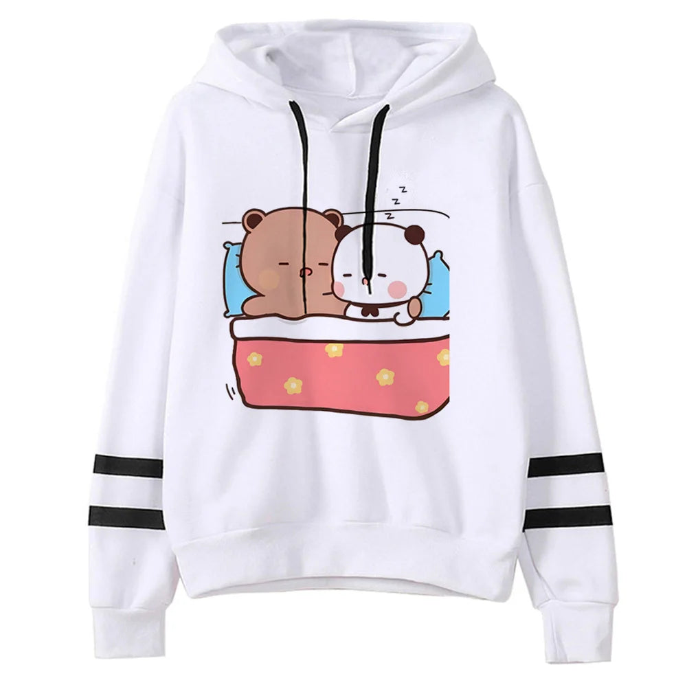 Bubu Dudu hoodie modern style printed design manga harajuku youthful athleisure girl hoddie sweatshirts patterned winter pattern