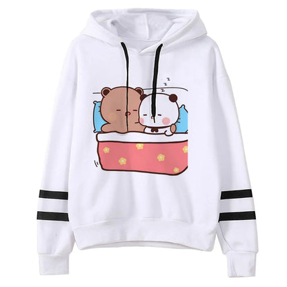 Bubu Dudu hoodie modern style printed design manga harajuku youthful athleisure girl hoddie sweatshirts patterned winter pattern