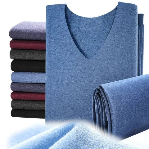 Men's Thermal Underwear Set Velvet Mid-thick Winter Warm Long Johns Shirts & Tops Bottom Suit Outdoor Sports Base Layer