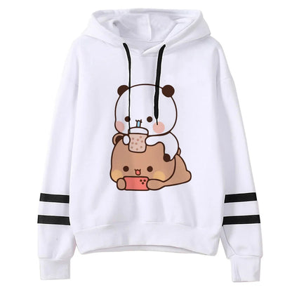 Bubu Dudu hoodie modern style printed design manga harajuku youthful athleisure girl hoddie sweatshirts patterned winter pattern
