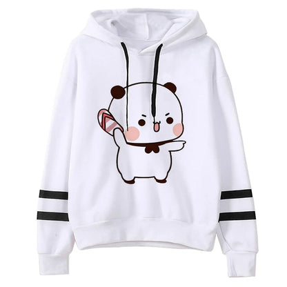 Bubu Dudu hoodie modern style printed design manga harajuku youthful athleisure girl hoddie sweatshirts patterned winter pattern