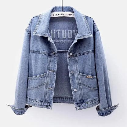 Women's Denim Jackets Spring Autumn 2025 New Arrivals Korean Female Jeans Coats Trend Outer Outerwears in Promotion Original